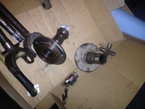 1997 Dodge 2500 - 97 F350 spindles drilled to fit dodge knuckle.