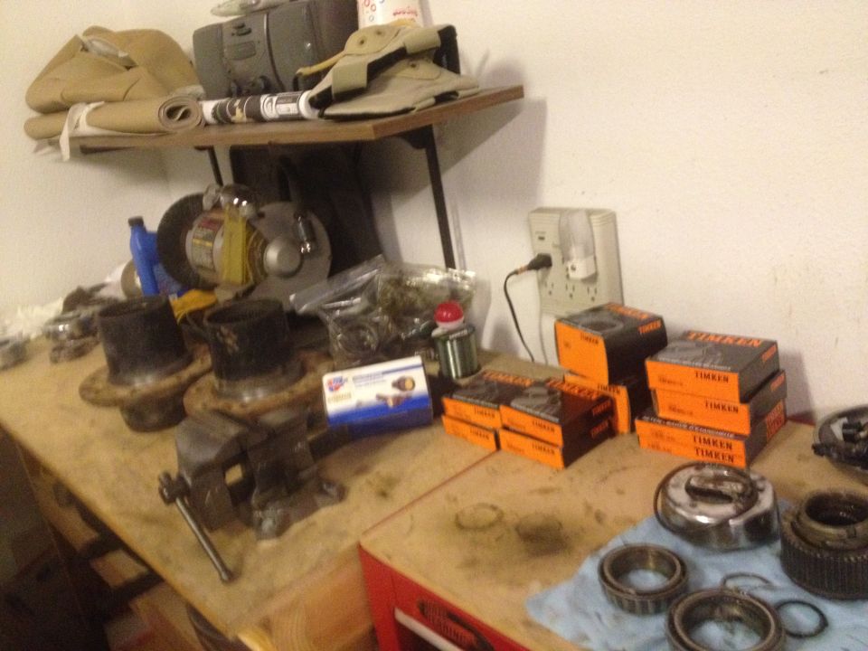 All parts getting ready for install.