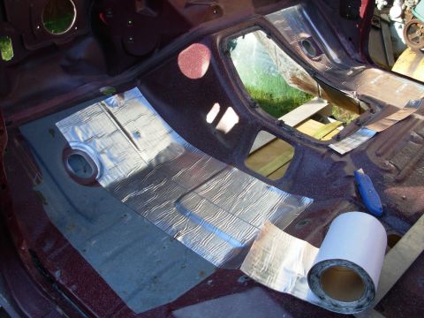 1983 Ford Bronco - I'm covering more of the firewall & floorboards than the factory did, but I'm not going nuts with it. Peel&Seal is virtually identical to D…