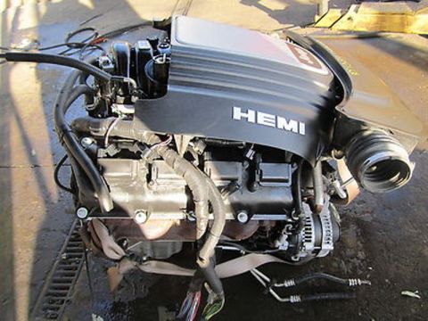 1999 Ford Ranger - A HEMI engine is shown with its associated wiring and components.
