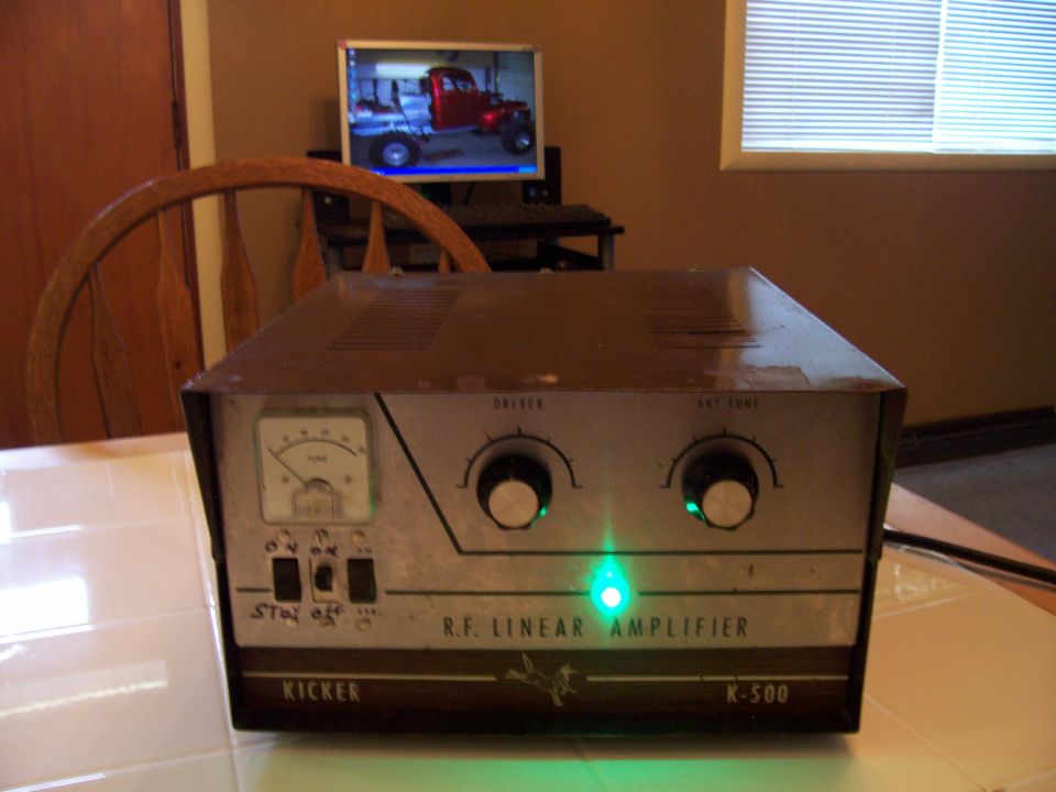 RF Linear Amplifier with Kicker K-500 model number