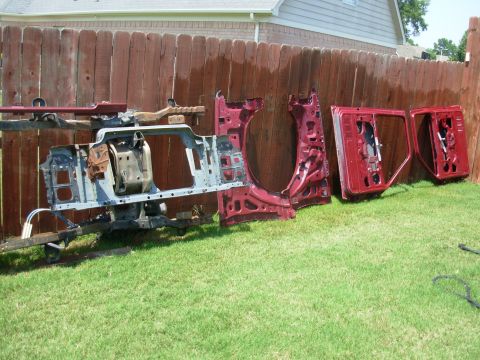 1983 Ford Bronco - All the mildew, mud, & grime is out, along with most of the rust. The only bad spot was the typical R core support body mount (battery acid…