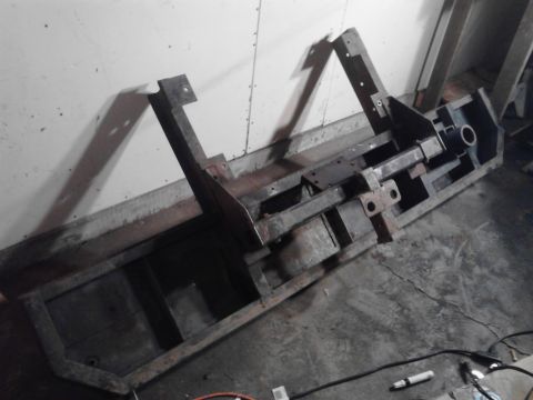 1989 Ford Bronco - This is a custom-fabricated metal assembly, not a 1989 Ford Bronco.