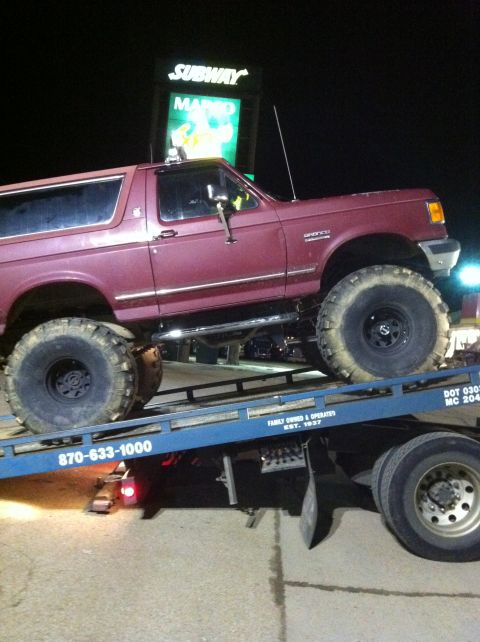 1991 Ford Bronco - this seems to happen every time i go on the interstate.