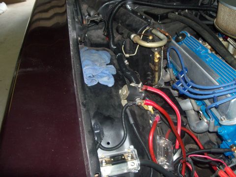 1979 Ford Ranchero - Rebuilt AC plenum box using NOS parts after header heat melted original, fabbed metal heat shield to protect box from header heat, added se…