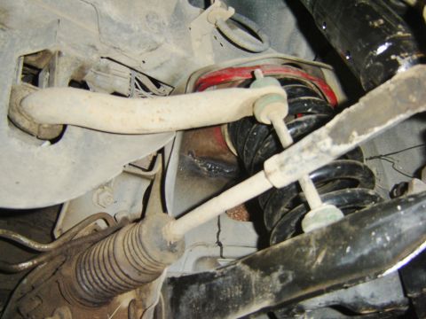 1987 Lincoln Mark VII - the 2003 cobra lower control arms and springs