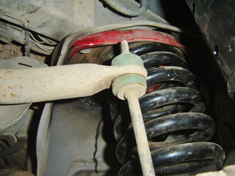 1987 Lincoln Mark VII - 1993 mustang 5.0 front sway bar.