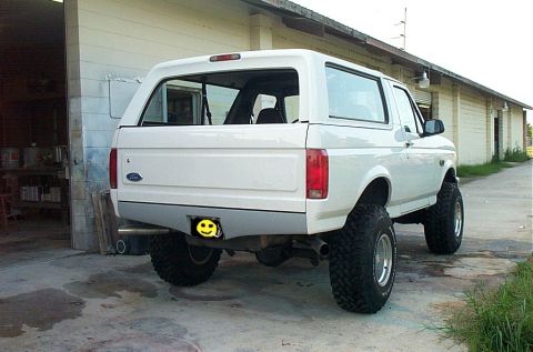 1995 Ford Bronco - after filler and primer