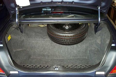1998 Ford Crown Victoria - The clean trunk, without my detail supplies.