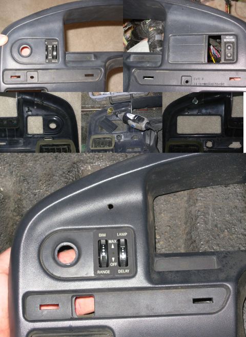 1983 Ford Bronco - It's more intuitive to have all the headlight controls together, so since I'm planning on improving the t/g switch mount anyway, I'm moving…