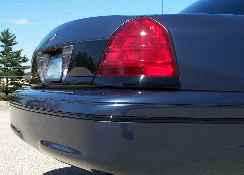 The new, tinted tailamps.