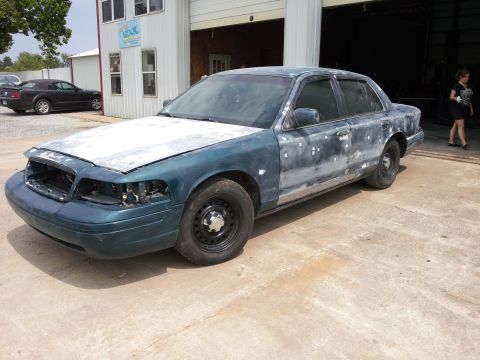 1994 Mercury Grand Marquis - sanded, prepped, and ready for masking