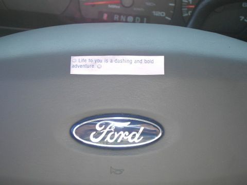 2001 Ford Taurus - Fortune cookie message