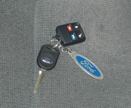 2001 Ford Taurus - the keys to my ride