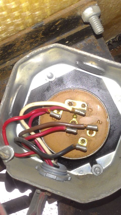 1991 Chevrolet Cheyenne - Electrical connector with wires, likely part of a vehicle's wiring harness.