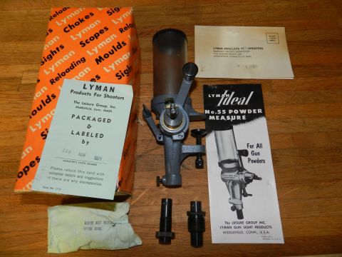 1996 Ford Bronco - Lyman Ideal No. 55 Powder Measure kit includes the measure, box, and various accessories.