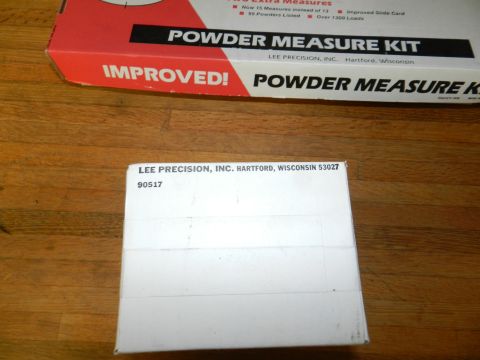 1996 Ford Bronco - Boxes for a powder measure kit from Lee Precision, Inc. of Hartford, Wisconsin.