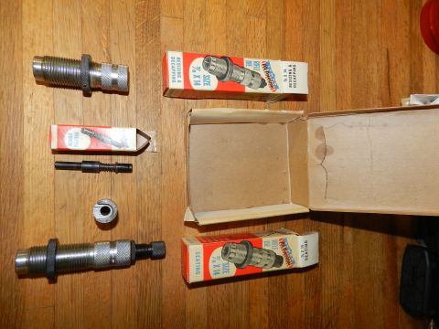 1996 Ford Bronco - Collection of reloading dies and associated parts, some in original packaging.