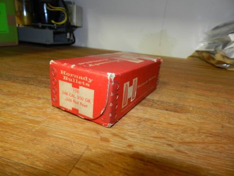 1996 Ford Bronco - Box of Hornady bullets for .348 caliber, 200 grain flat point.