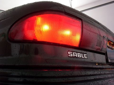 1995 Mercury Sable - Another pic taken after driving in the rain. This time it's of the rear end.