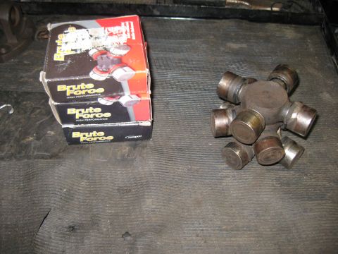 1994 Ford Bronco - Brute Force High Performance universal joint and its packaging are shown.