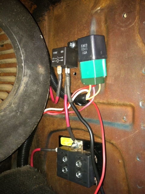 1968 Ford Ranchero - Everything is in its final position. It is hidden by the pass side kick panel.