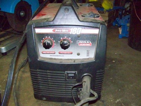1985 Ford Bronco - Welding machine with controls for wire speed and voltage/heat.