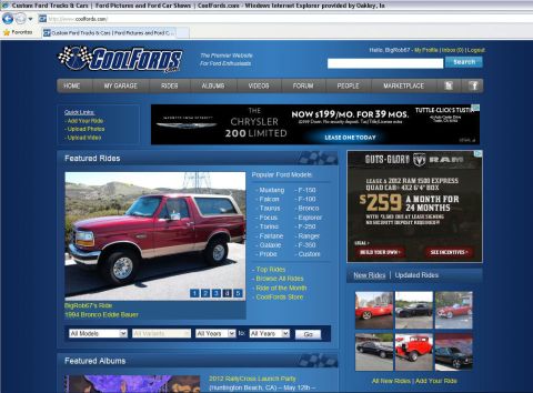 1994 Ford Bronco - This 1994 Ford Bronco Eddie Bauer is featured on CoolFords.com.