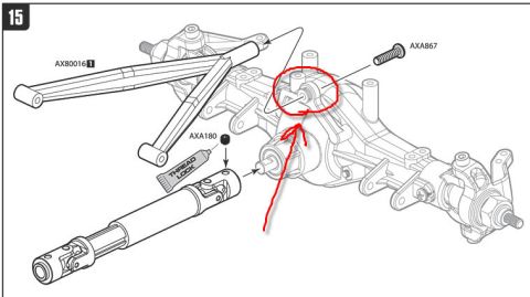 1978 Chevrolet C/K Pickup - Assembly diagram for a differential axle, with part numbers and thread locker indicated.
