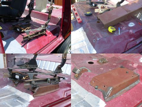 1983 Ford Bronco - I fabbed the driver's seat base adapters from some scrap channel & 3/8" plate. http://www.fordf150.net/forums/viewtopic.php?f=21&t=118…