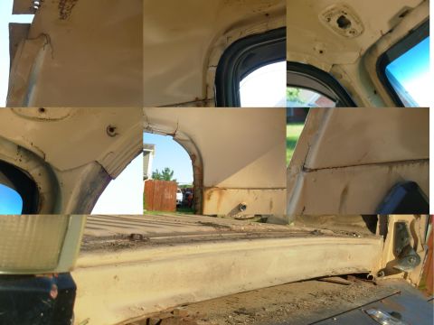 1983 Ford Bronco - This body has HAD IT!!! I didn't realize it was THIS bad, but most of the spot welds above the doors are cracking & tearing. All the work I…