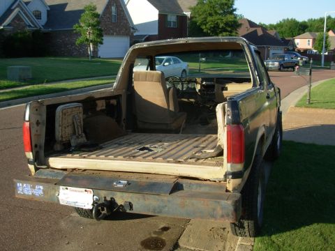 1983 Ford Bronco - Even though I was rolling, I couldn't bring myself to try for the jump seats - they're a nightmare to install or remove because of all the…