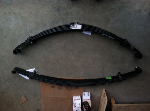 1983 Chevrolet C/K Pickup - Leaf springs are a common suspension component for trucks and older vehicles.