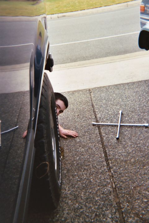 1987 Ford Bronco - *sigh* still under the truck.