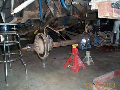 1977 Ford Bronco - skinned housing for the wristed swap