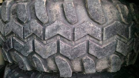 1978 Ford Bronco - This photo shows a close-up of a tire's tread pattern, not a vehicle.
