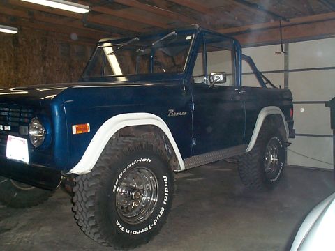 1977 Ford Bronco - first night in the sable 4/12/01