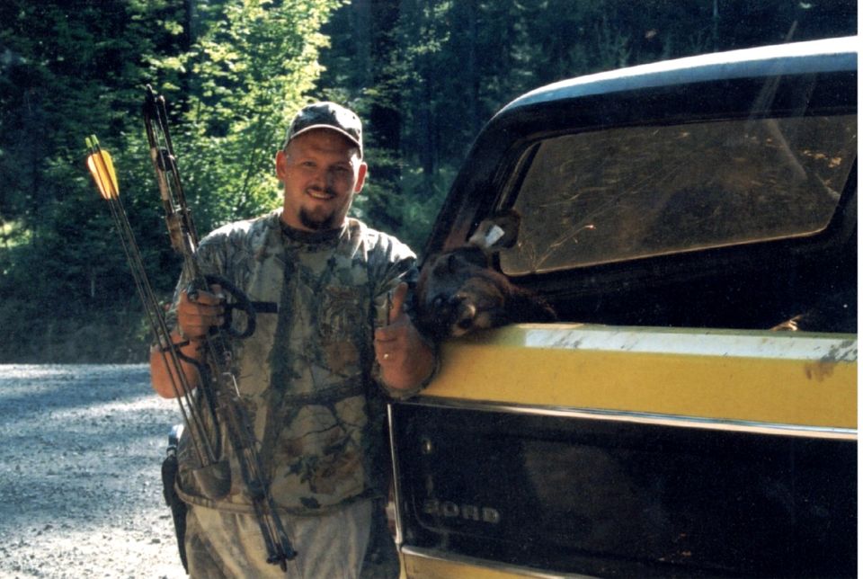 Aug 28, 03' This is the first elk that I have ever gotten. It is a ok sized cow that I shot with my bow.
