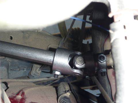 1997 Dodge 2500 - 97 Dodge Ram borgeson steering shaft at firewall, part 000950.