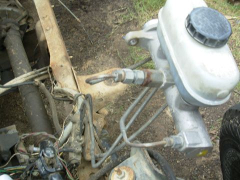 1983 Ford Bronco - This setup worked fine for many years: an '87-96 master cylinder (with the guts of the residual pressure valve removed) & booster, a few in…