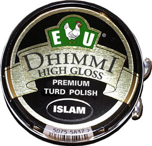 1978 Ford F-250 - A round metal can displays the Dhimmi High Gloss Premium Turd Polish branding.