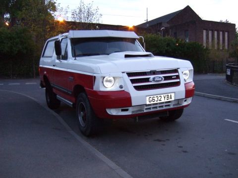 1989 Ford Bronco - This Ford Bronco has a modified front end, making its year difficult to determine.