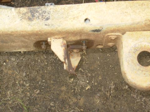 1983 Ford Bronco - I guess one of the trees I ran down decided to fight back. No wonder my e-brake hasn't been working all that well.