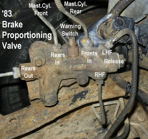 1983 Ford Bronco - Brake Splitter Block (E4TZ-2B257-F) from '83 Bronco removed 2011 working with no leaks; SOLD 2019 Turns out this is NOT actually a "Brake P…