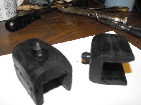 1986 Ford Bronco - The actual rubber rad support bushings were in excellent shape owing to the greasey rustproofing that the core support was lathered with.