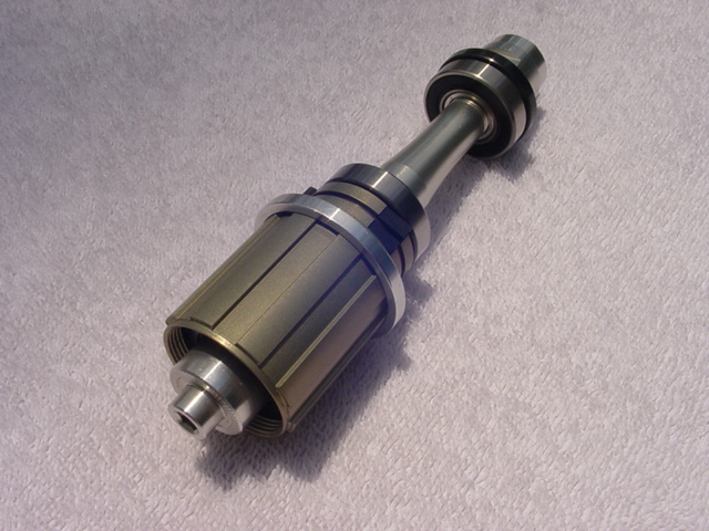 Automotive part with bearings and splines