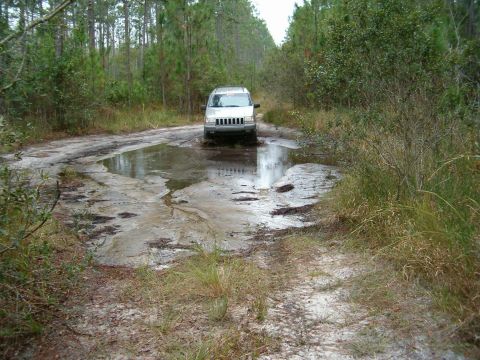 1991 Ford Bronco - My buddy Jay, he could not pull me out.