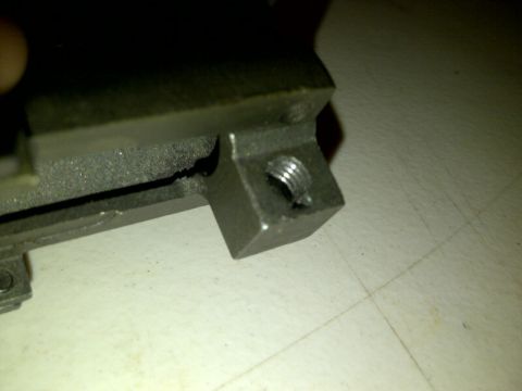 1989 Ford Bronco - A metal bracket with a threaded hole is shown, with the Supermotors.net website address visible at the bottom.