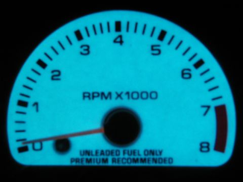 1993 Ford Taurus - blue tach