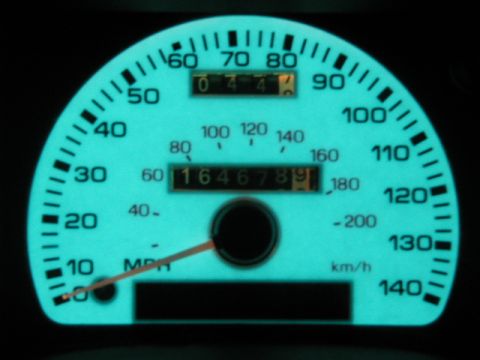 1993 Ford Taurus - green speedo